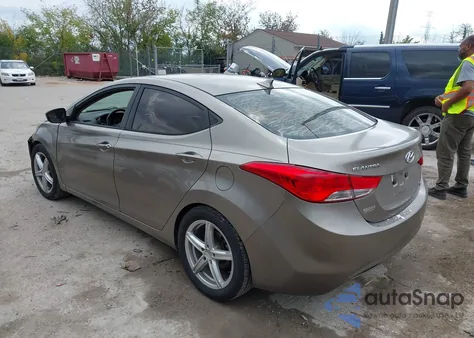 2013 Hyundai Elantra Limited z USA, uszkodzony, nr VIN 5NPDH4AE0DH205791